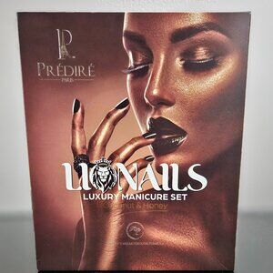 PREDIRE LIONAILS LUXURY MANICURE SET-Buffing Block+Cuticle Oil+Hand & Foot Cream